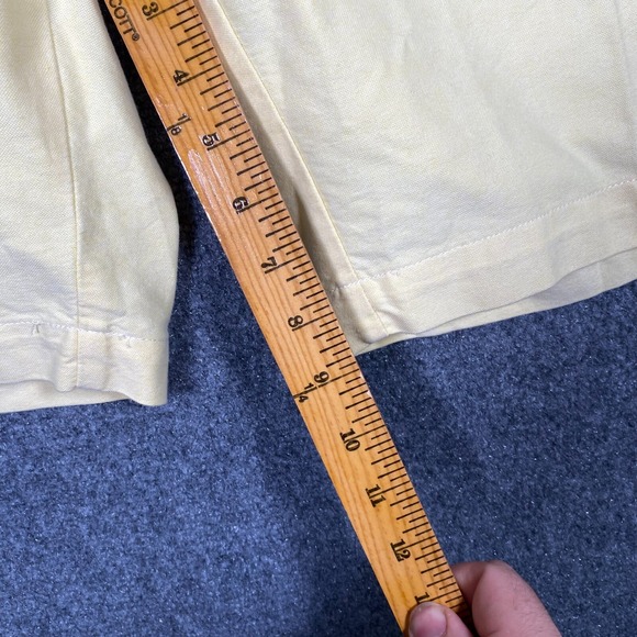 Polo Ralph Lauren Shorts Mens 40 Yellow Chino Classiccore Preppy Vintage - Picture 5 of 10